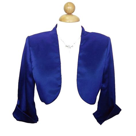 royal blue bolero jacket shrug.